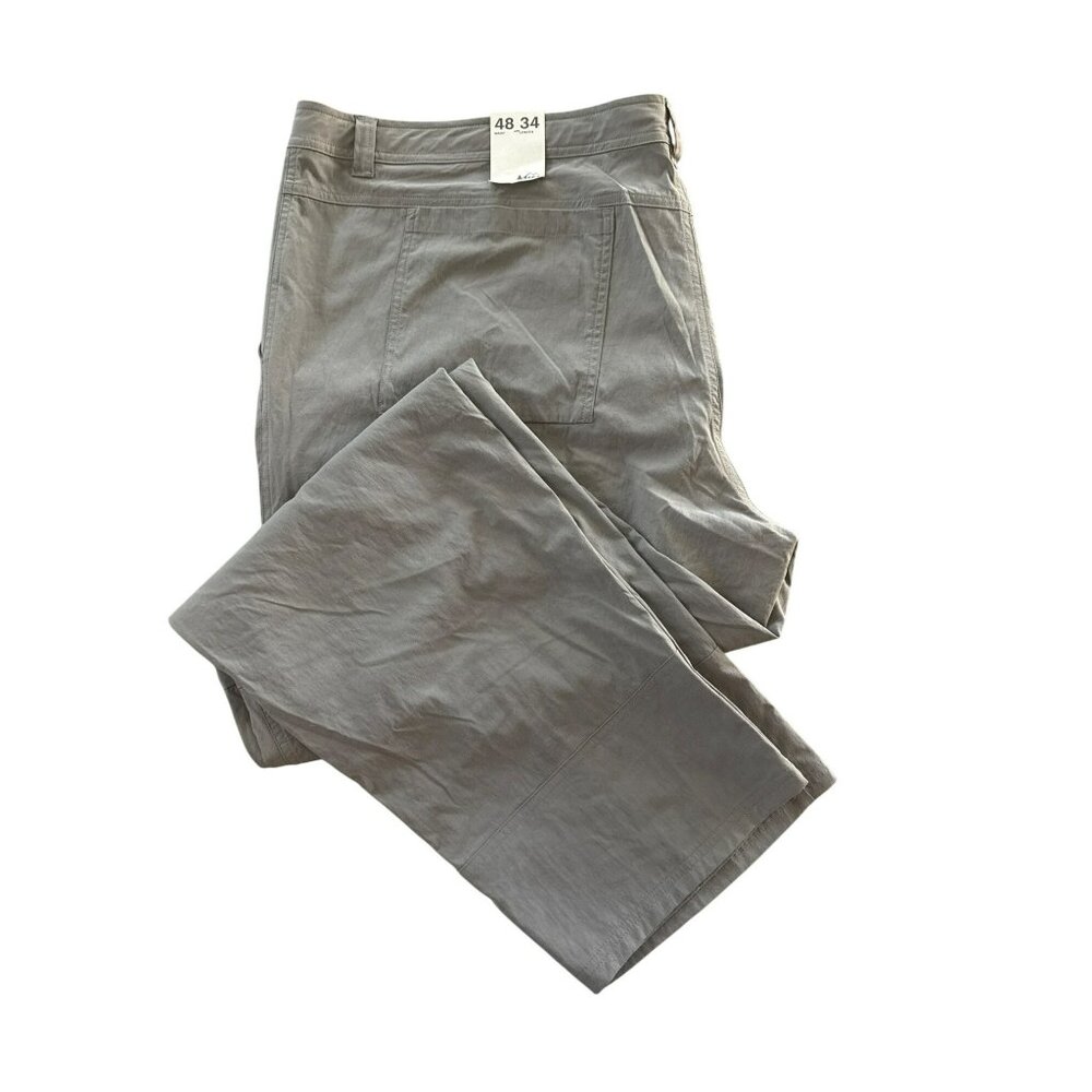 REI Co-op Trailmade Hiking Pants Mens 48x34 Gray NWT UPF 50+ Water Repellent Big